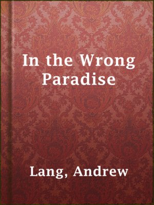 cover image of In the Wrong Paradise